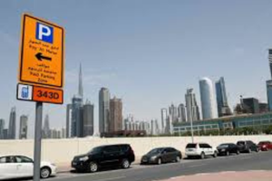 Parking Sign uae golden falcon